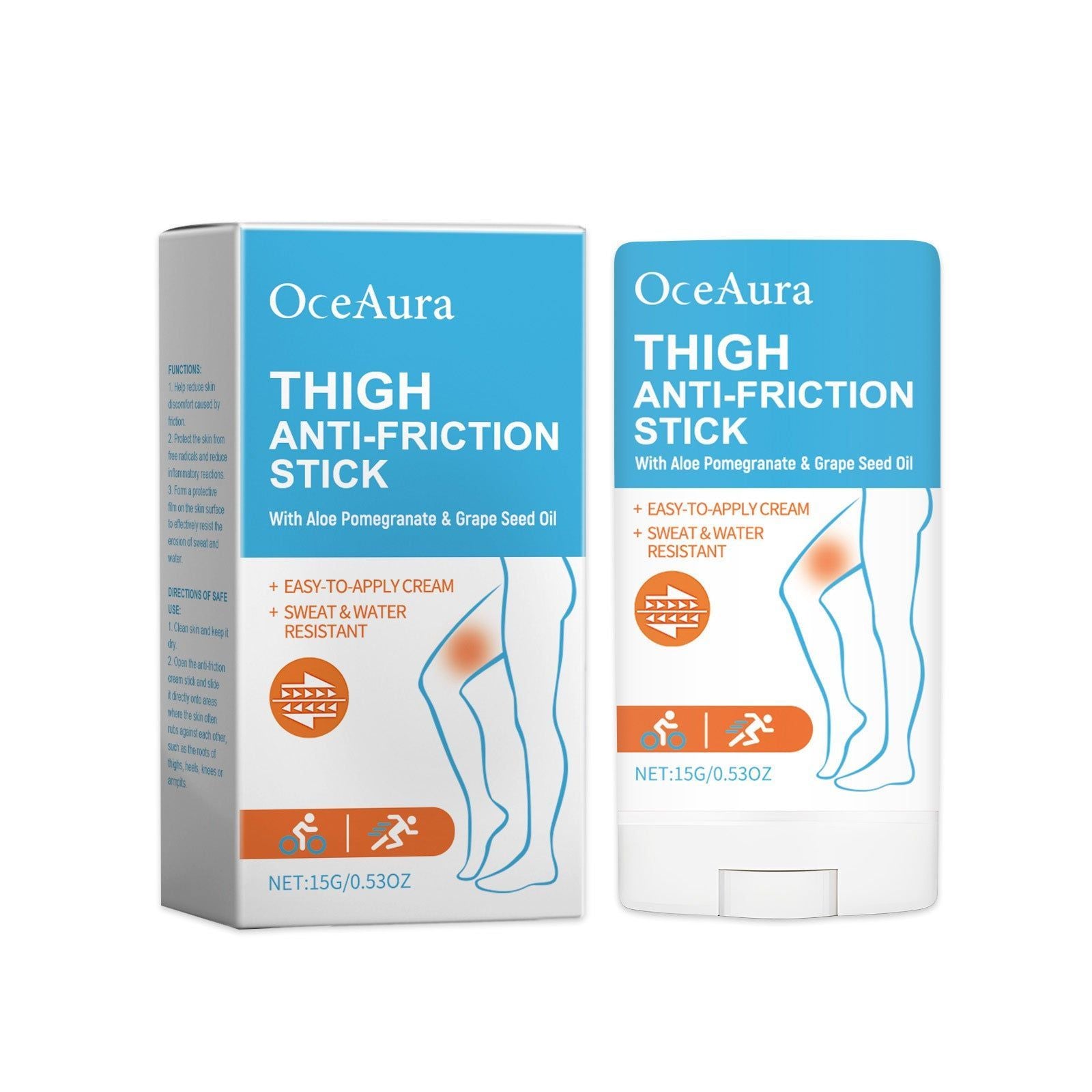 Body Care Moisturizing Anti-Friction Balm, Skin Nourishing, Non-Greasy, Sweat-Resistant ,15g