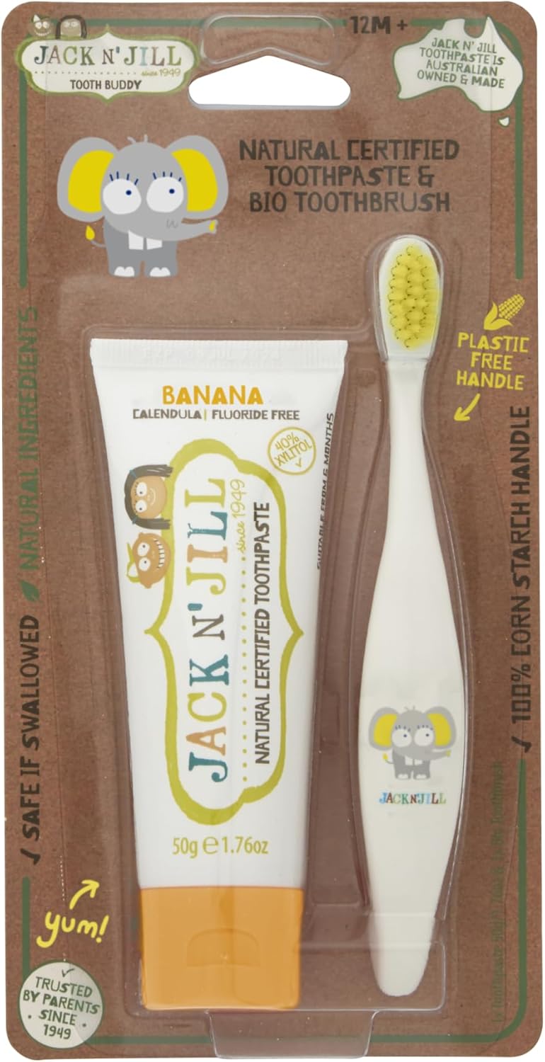 Jack N' Jill Tooth Buddy Banana & Ellie