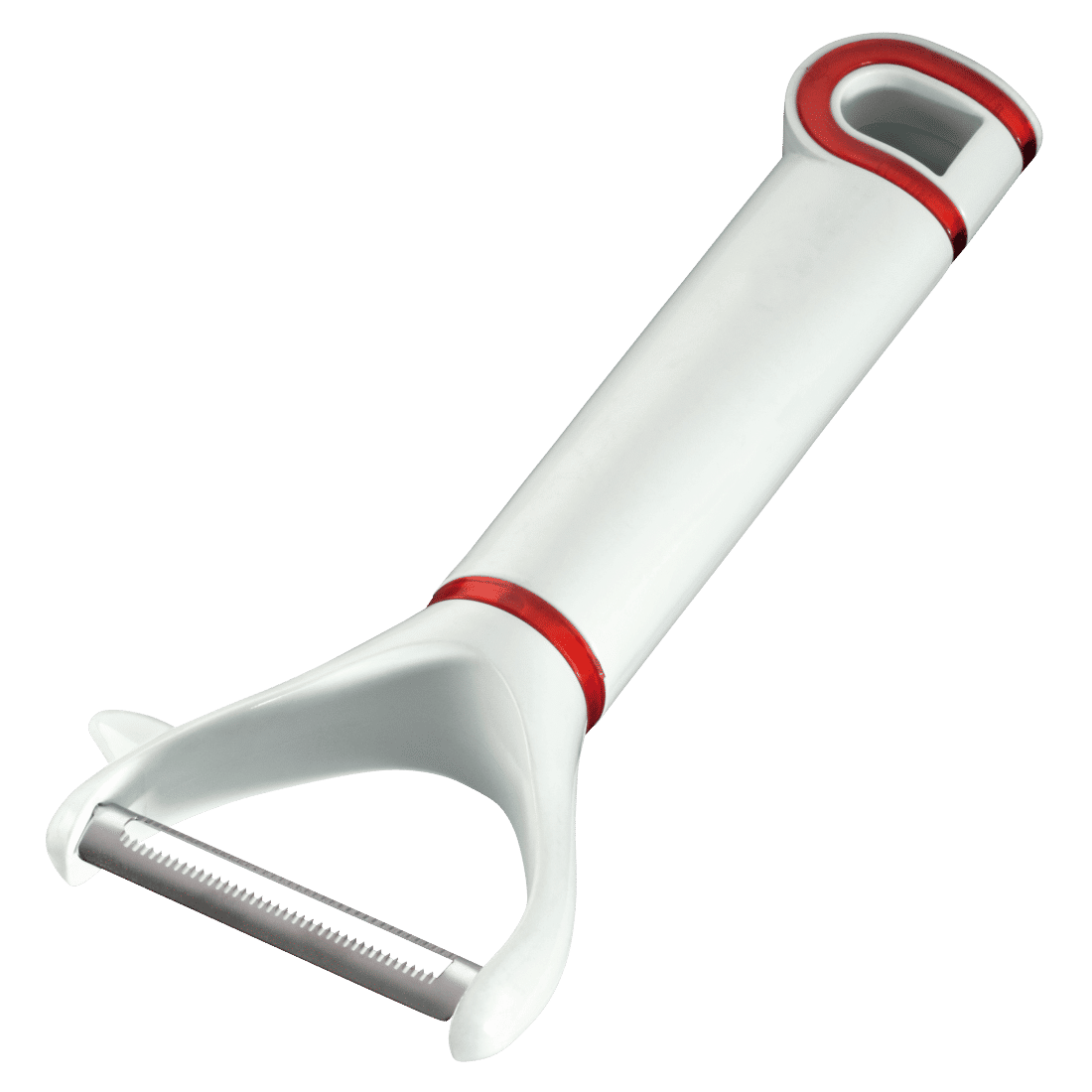 XAVAX 111568 Y-peeler, 18 cm, red/white