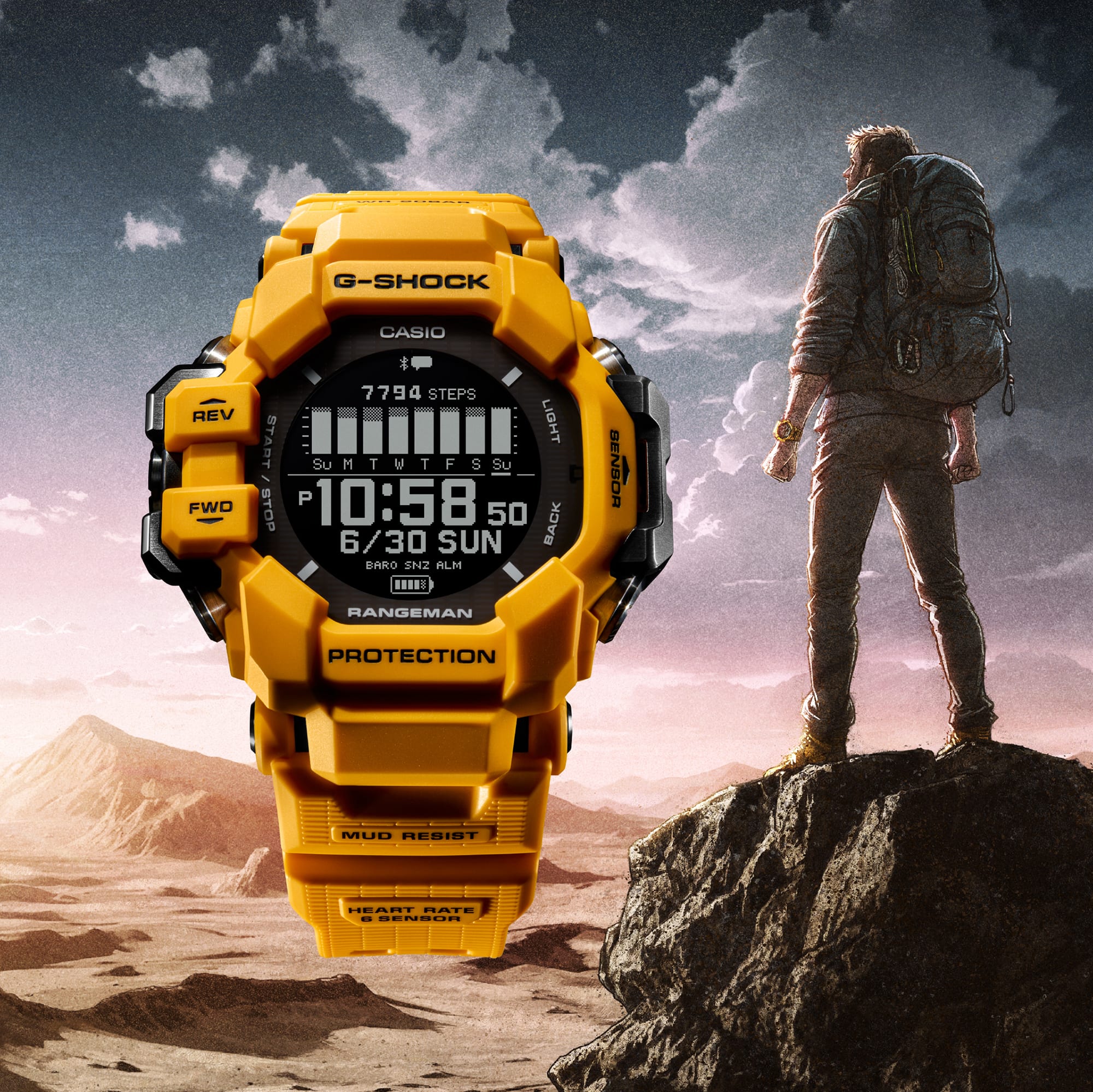 Casio G-SHOCK Rangeman Master of G, GPR-H1000-9D