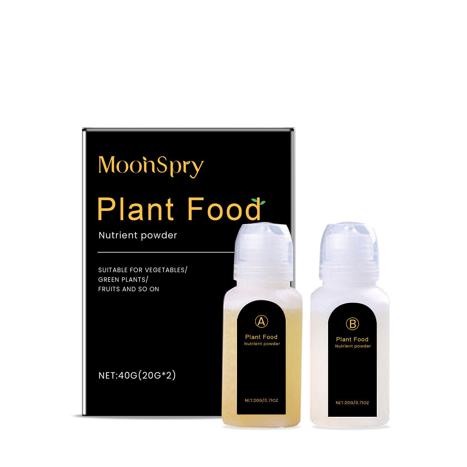 Boost Plant Growth with Soilless Culture AB Fertilizer, Universal Plant Food for Hydroponics and Soil ,1 set