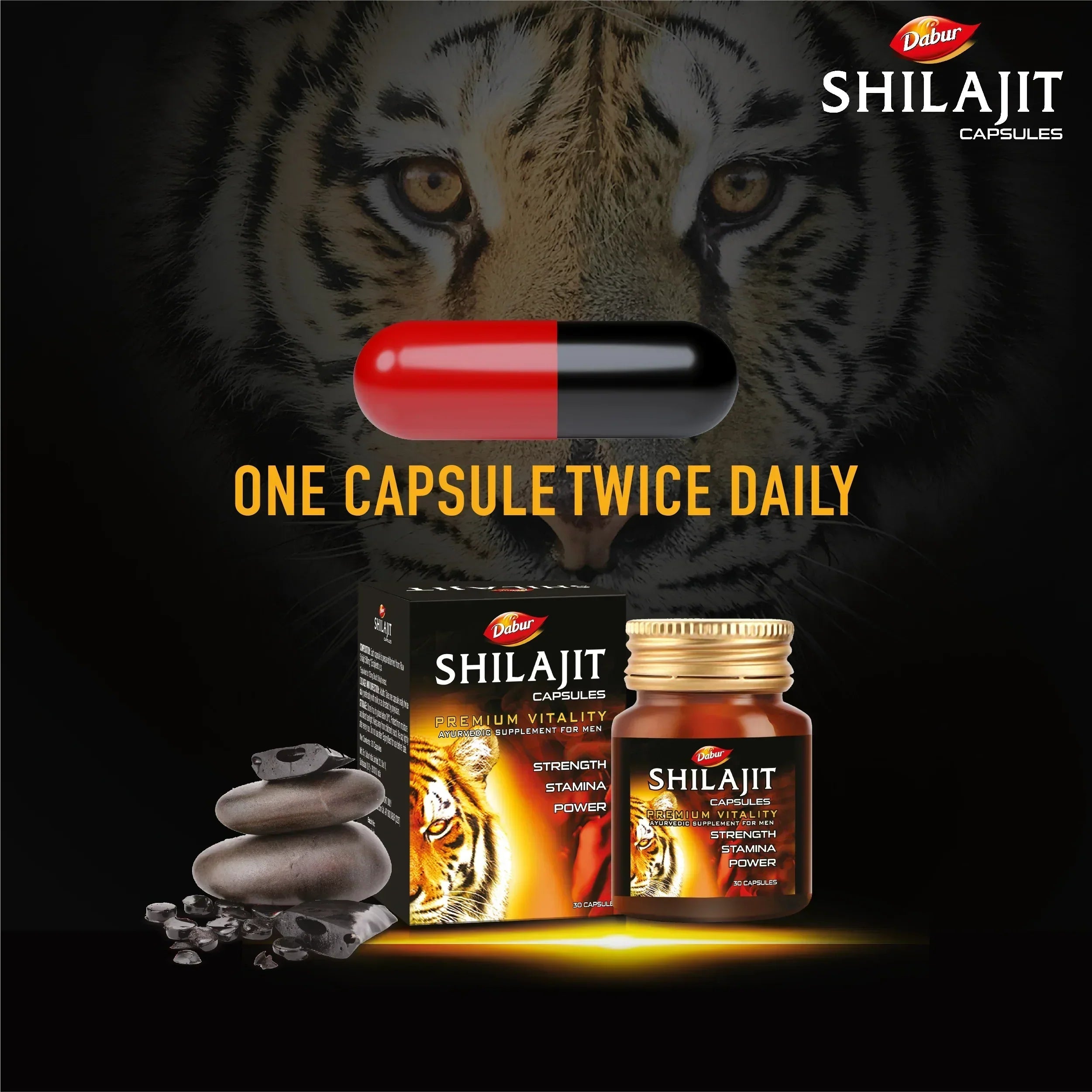 Dabur Shilajit + Mars Surge Max Combo