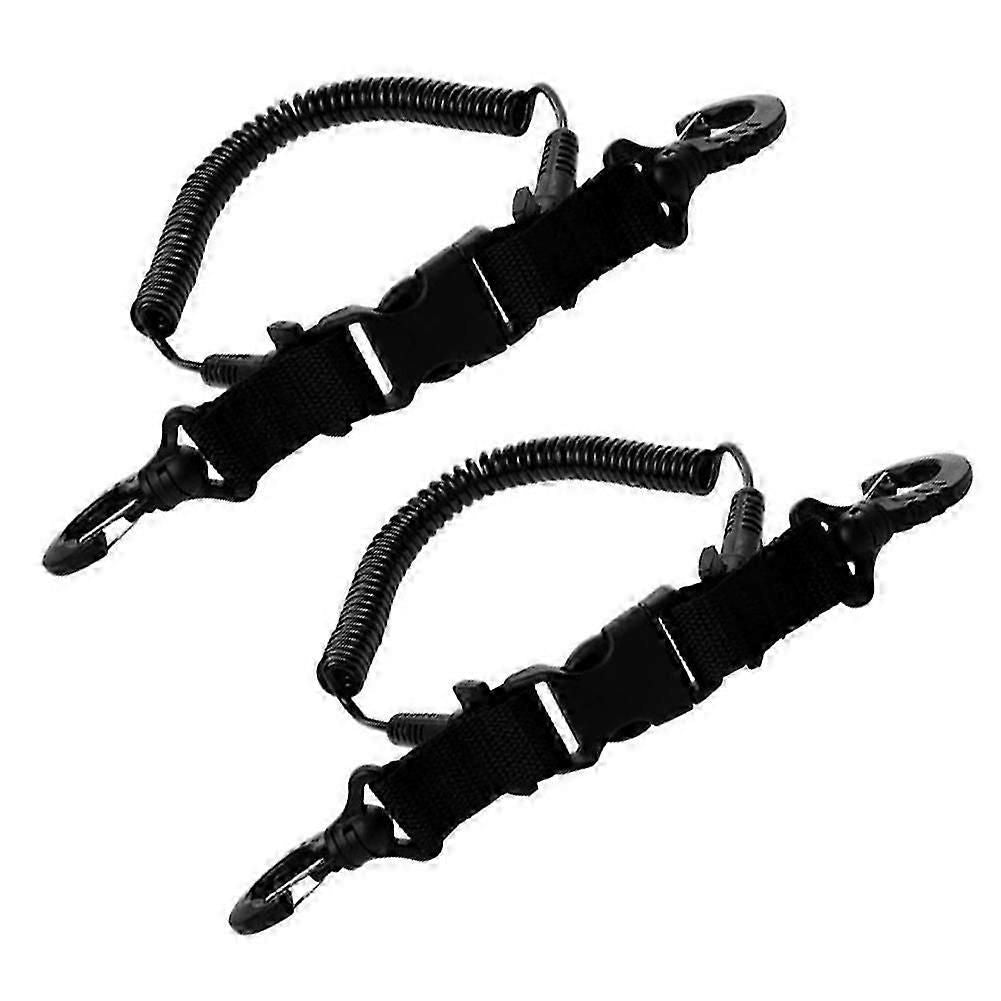 Climbing Underwater Diving Camera Safety Spring Rope Lanyard Strap