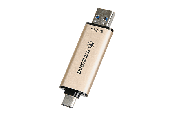محركات أقراص فلاش USB 2 في 1 من Transcend USB 3.2 Gen 1/3.1 Gen 1 - JetFlash 930C