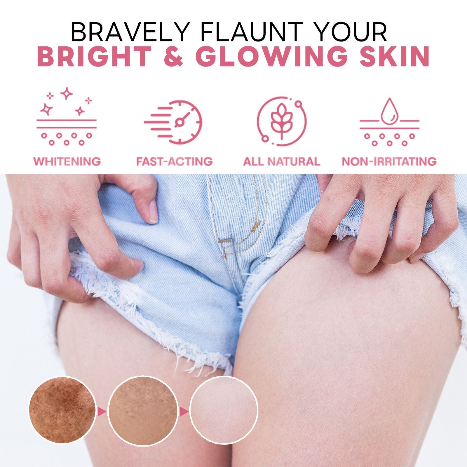 Moisturizing Body Cream for Inner Thighs Underarms 100g