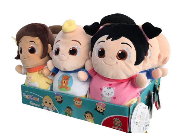 CoComelon Squishmallow HugMees Plush – Soft & Squishy Character Toys
