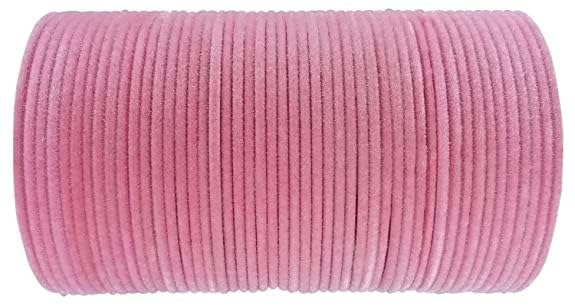 Velvet Chudiyan Metal Bangle Multi Color Velvet bangles pack of 36 - Size -2.6