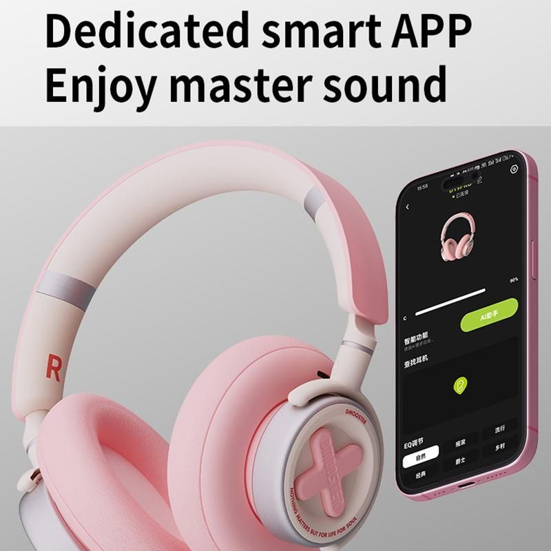 ANC and EDC Noise Reduction Bluetooth Headphones