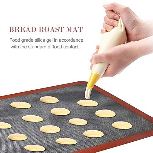 Silicone Baking Mat Non-Stick Oven Liner Perforated Steaming Mesh Pad Baking Sheet