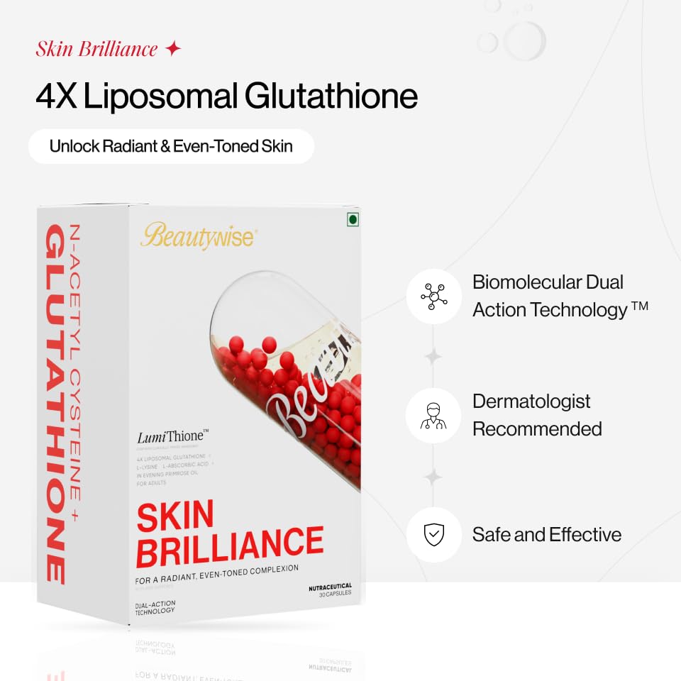 Beautywise Dual Action Skin Brilliance Glutathione Capsules (30 capsules)