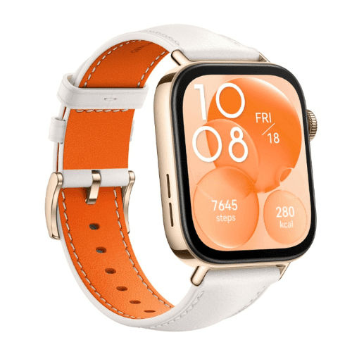 HUAWEI Watch Fit 3-White-leather