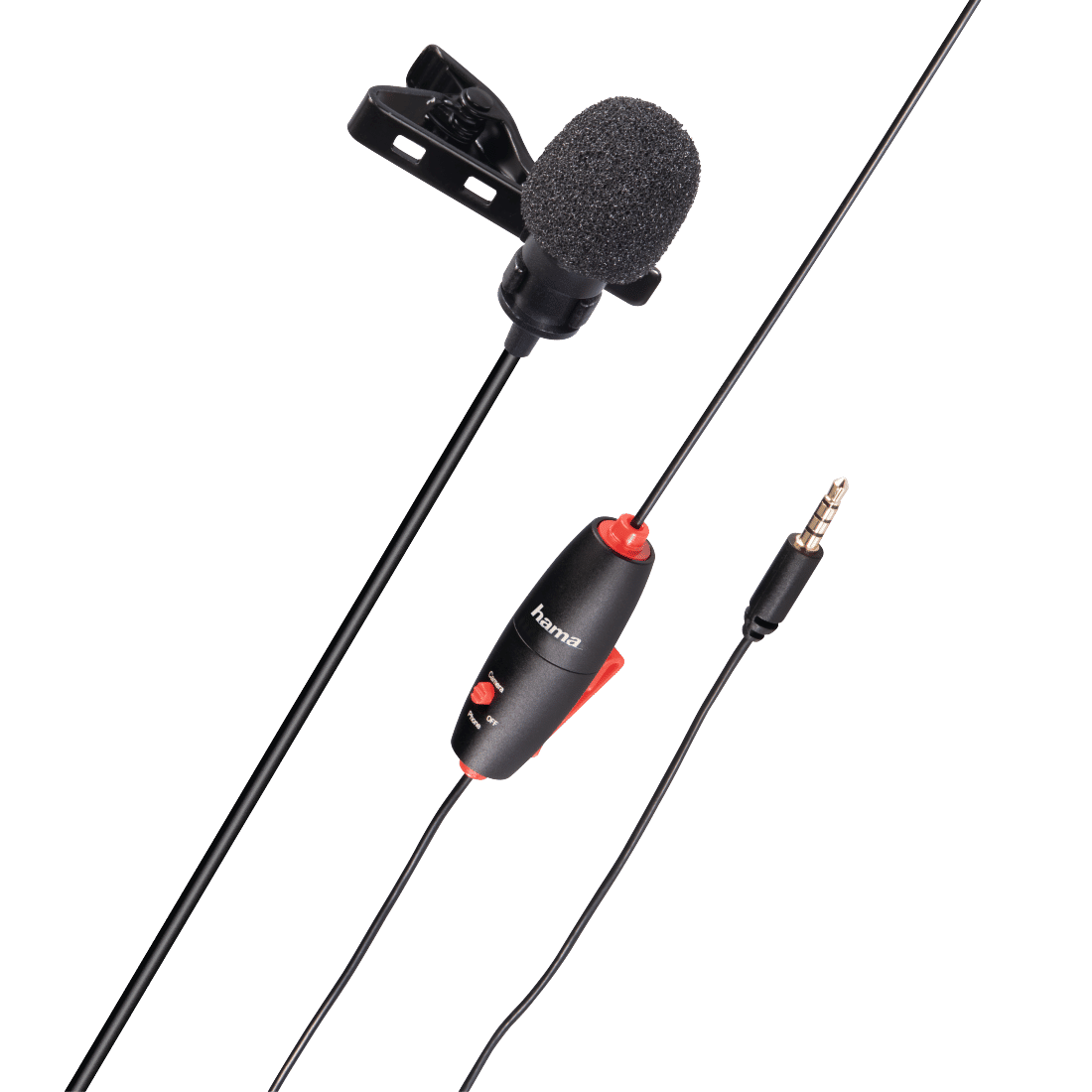 HAMA 4634 "SMART" LAVALIER MICROPHONE 6mtr long