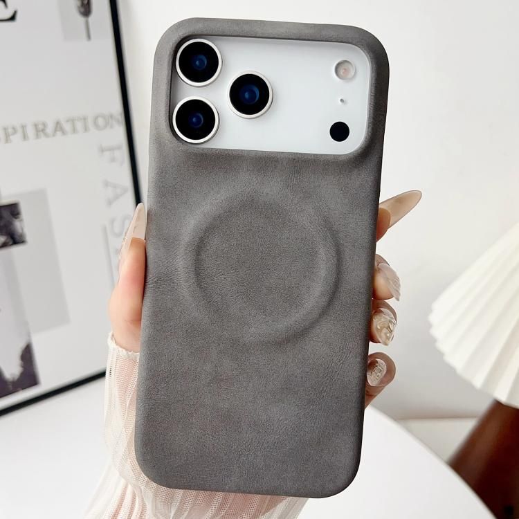 For iPhone 18 Pro Max / iPhone 17 Pro Max Skin Feel Sheepskin MagSafe Magnetic Phone Case