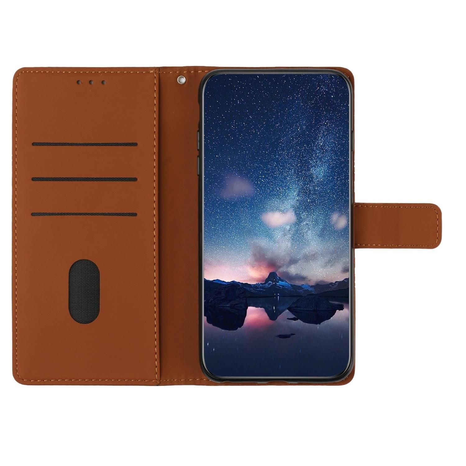 Diamond Embossed Leather Case For Google Pixel 9a