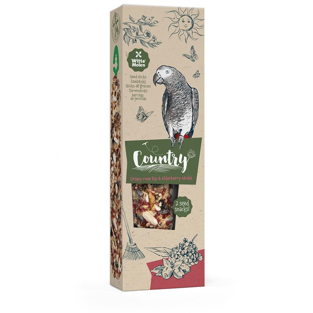 Witte Molen Country Seed Sticks Parr Rosehip & Elderberry (2pcs) - 140g