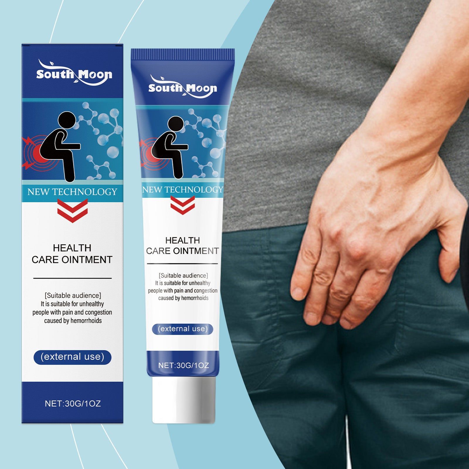 Body Care Cream, Daily Gentle Skin Nourishment, Soothing & Restoring ,30g
