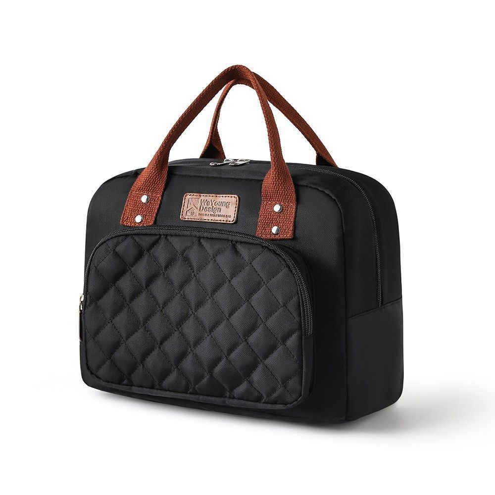 Waterproof Insulated Lunch Bag Large Capacity with Side Pockets