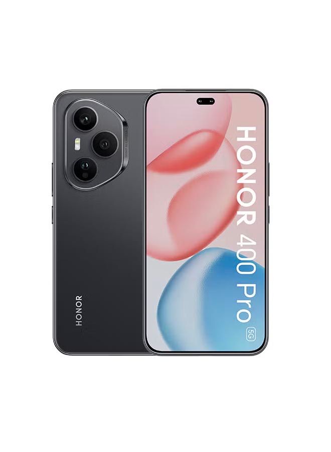 Honor 400 Pro 5G Dual SIM Midnight Black 12GB RAM 512GB- Middle East Version