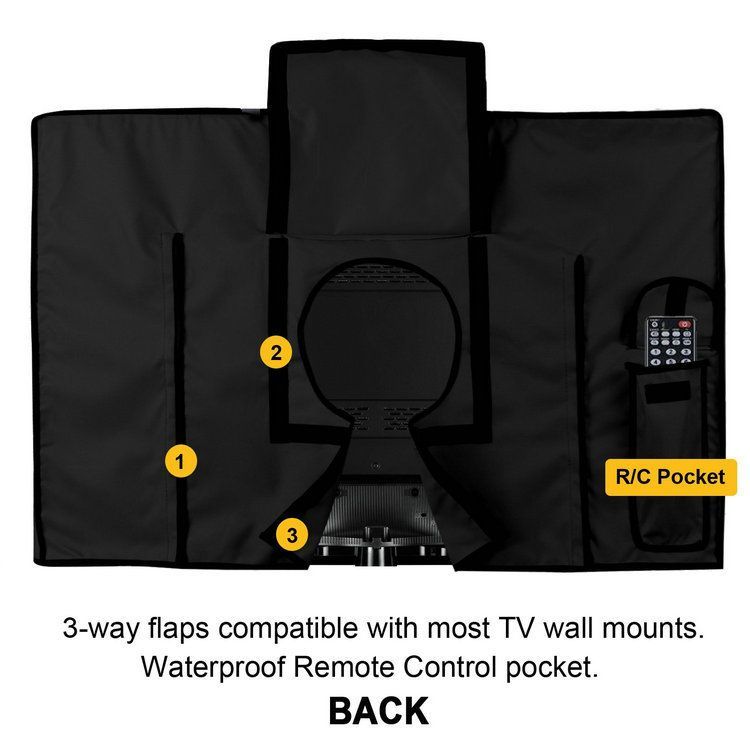 Outdoor TV Cover 600D Universal Waterproof TV Cover Protect TV Screens