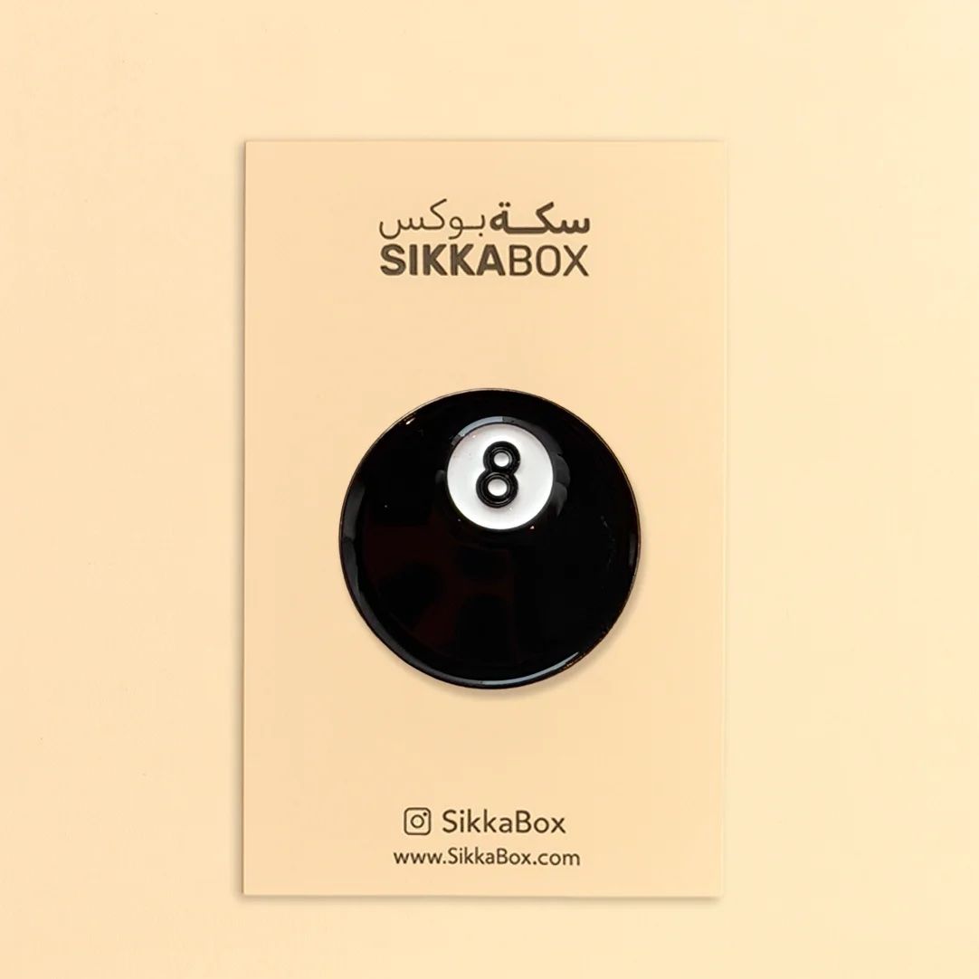 The 8 Ball Metal Sticker