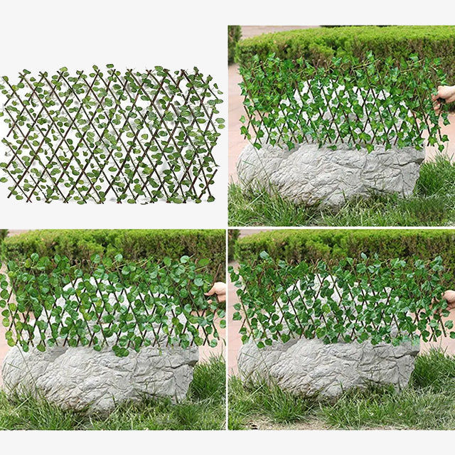 1 Piece Artificial Garden Plant Fence Décor - Realistic Outdoor Decorative Wall for Garden & Patio