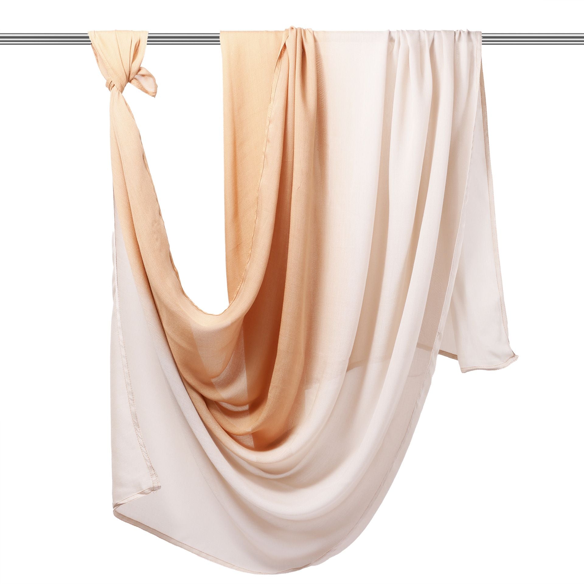 Gradient Cotton Hijab Scarf for Women Lightweight 180x90cm