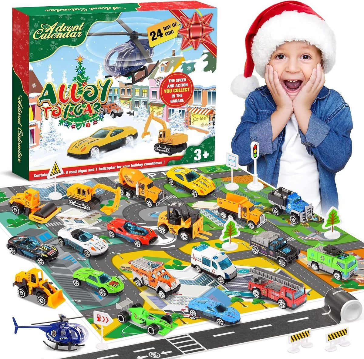 Childrens Advent Calendar 2025 Christmas Calendar Toys for 2-8 Year Old Kids for Kids