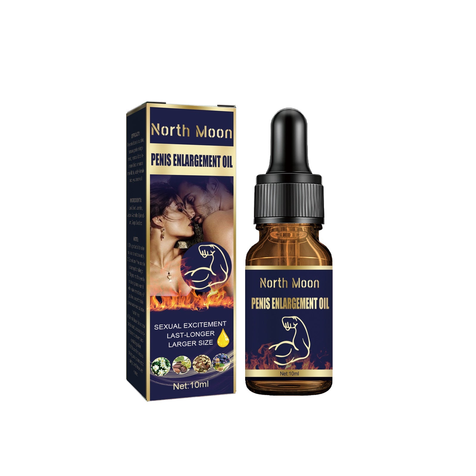 Boost Performance with Male Delay Massage Oil, Enhance Confidence, Improve Intimacy ,10ml/box