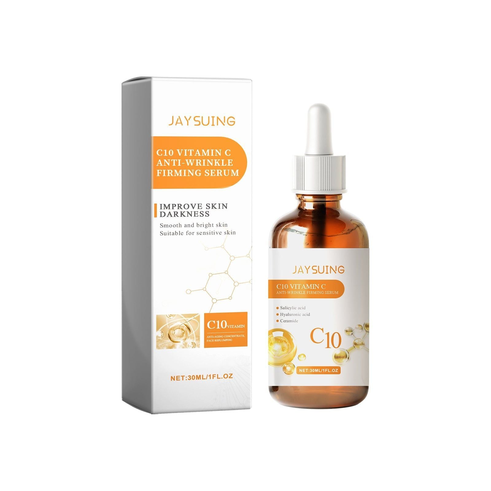 C10 Facial Essence, Hydrating Moisturizer, Brightening, Skin Firming, Anti-Aging ,30ml