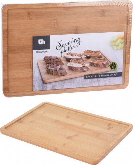 Casabella Bamboo Serving Tray
