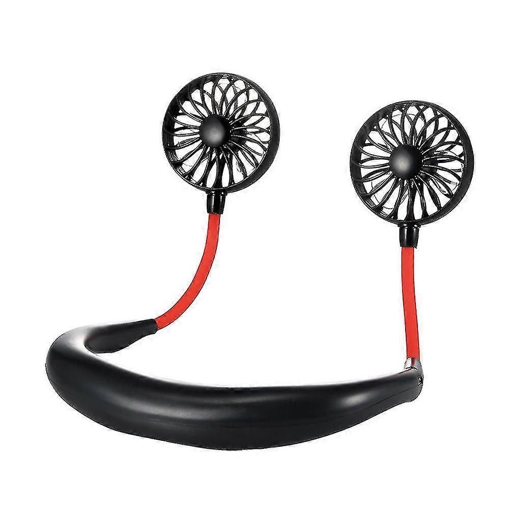Portable Fan Sports Fan Neck Fan Usb Rechargeable With Aroma Light