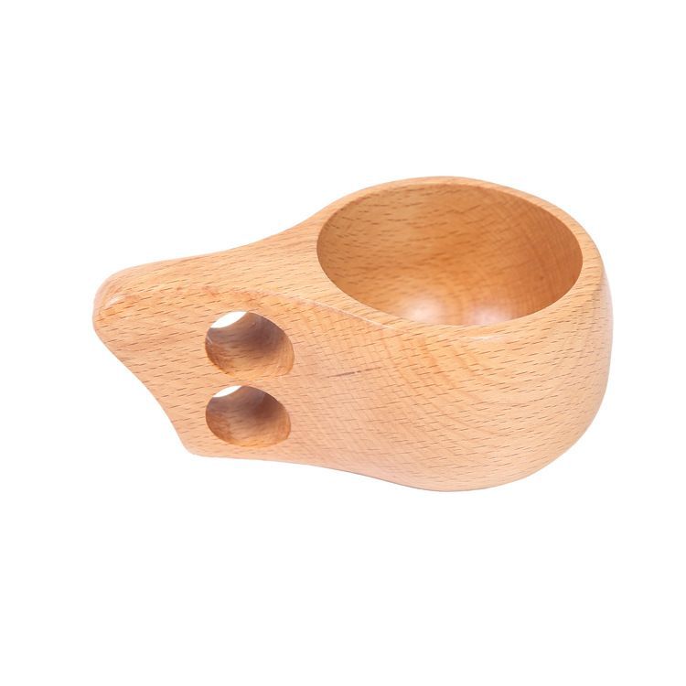 Novelty Wooden Camp Mug Wood Tableware Coffee Tea Mug Drinking Cup