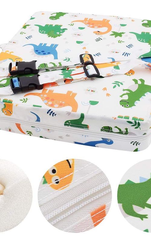 Toddler Booster Cushion Baby Chair Pad Heightening Dining Chair Cushion Cartoon Seat Mat