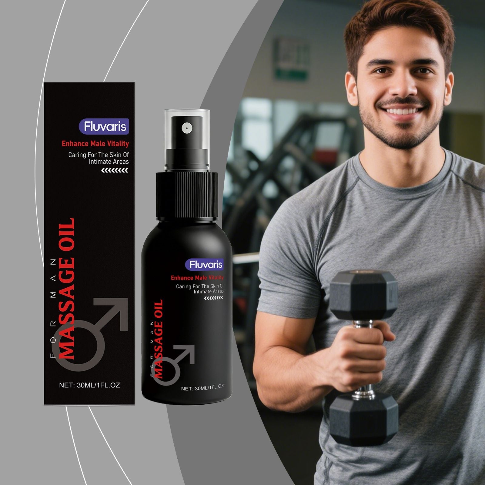 30ml Mens Massage Oil with Hydrating and Relax Care