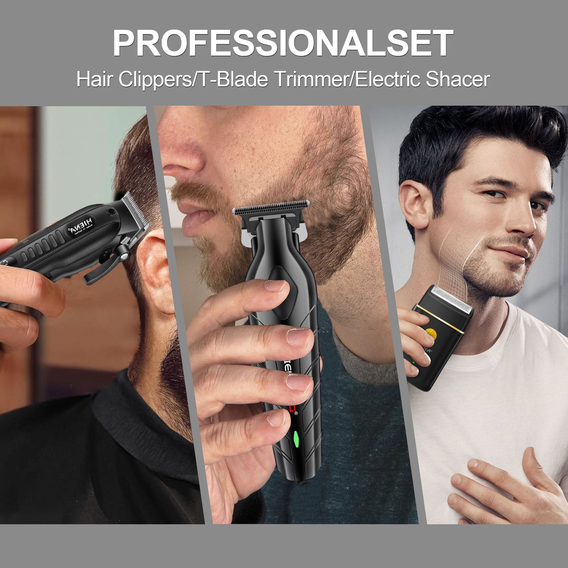 Men's Electric Hair Clipper Grooming Kit