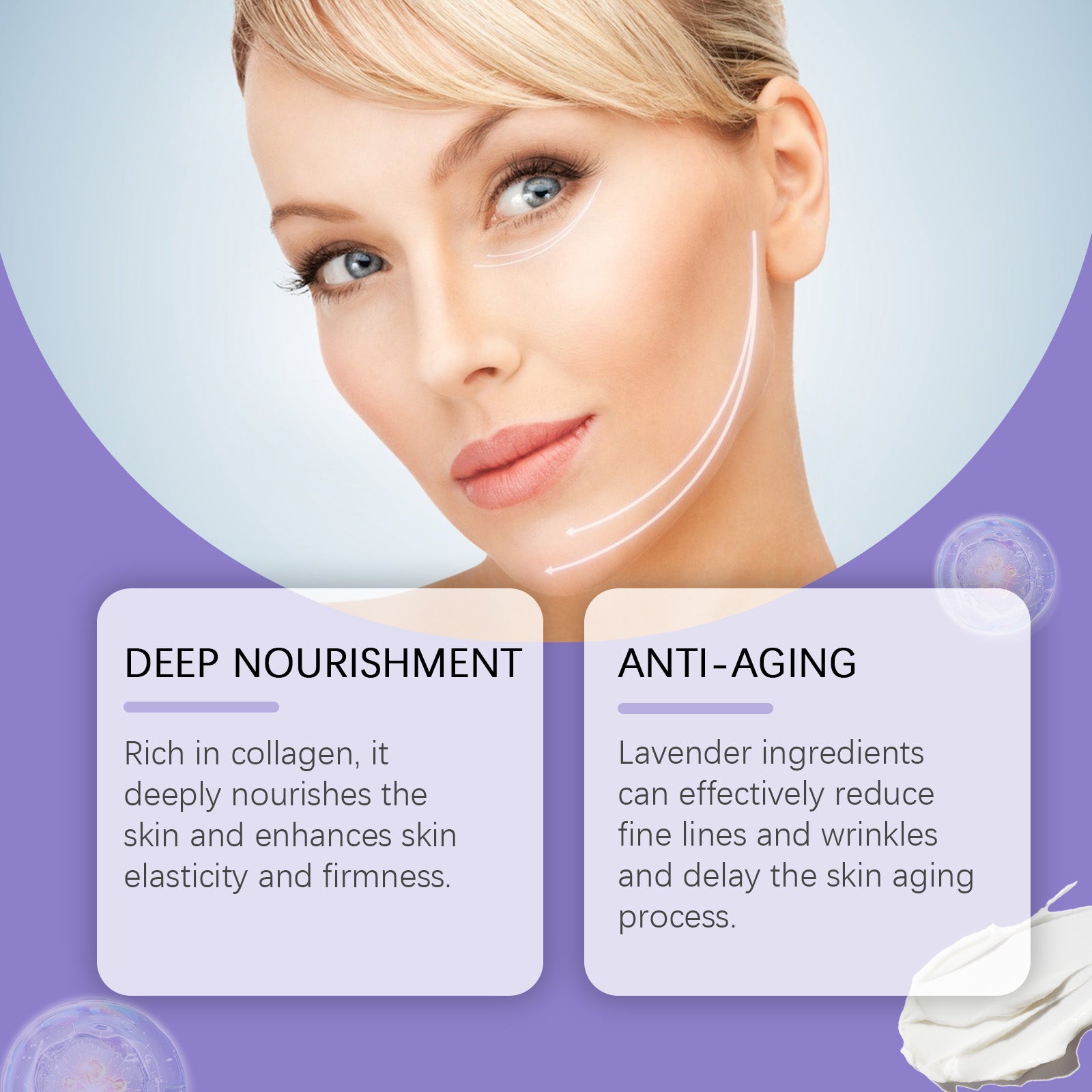 Hydrating and Moisturizing Face Cream, Brightening, Collagen Rejuvenation, Anti-Aging, Skin Plumping ,30g