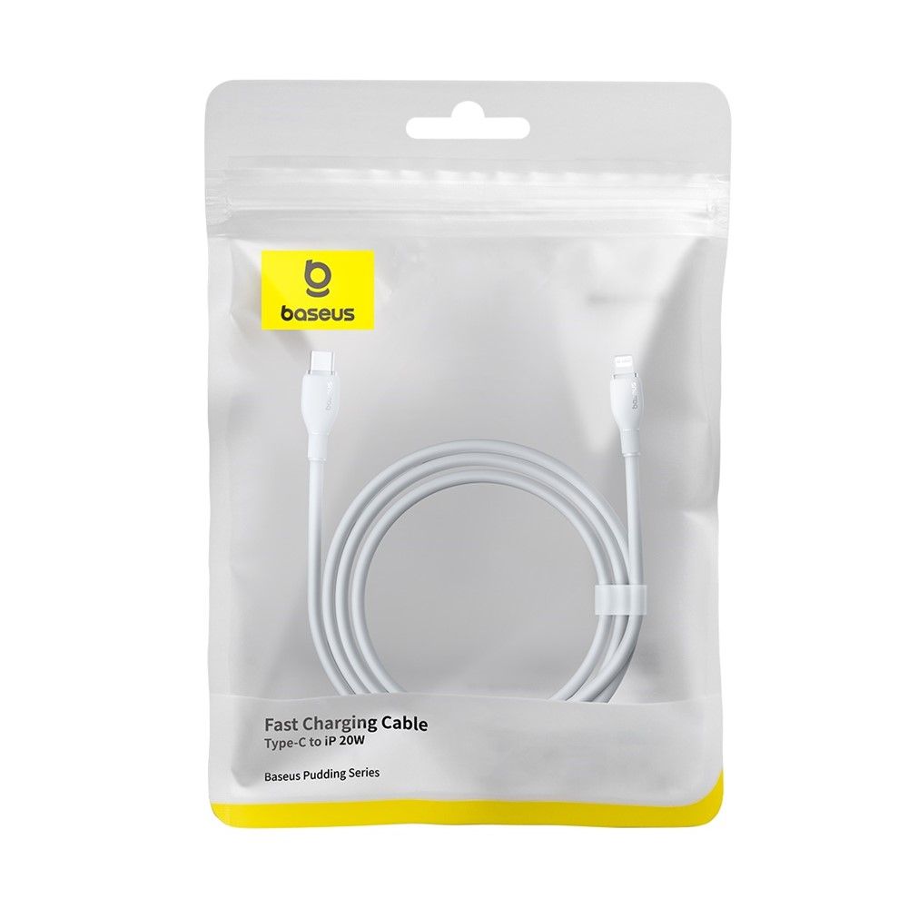 Baseus Charging Cable Type-C to Lightning 20W, 1.2M, White, P10355701221-00