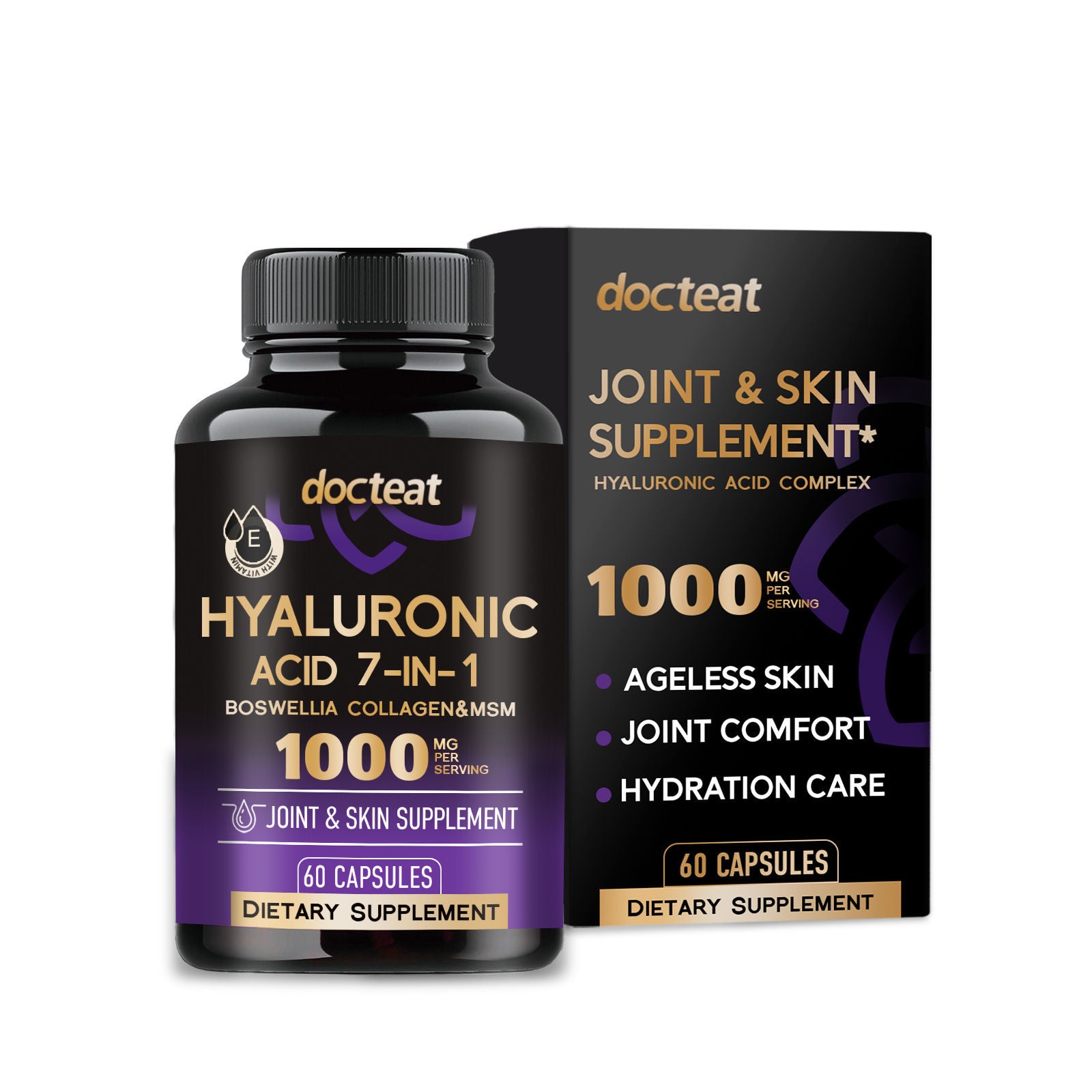 Boost Joint Care, Support Flexibility, Rich in Vitamins, Pain Relief, Collagen & Natural Extracts ,60pcs