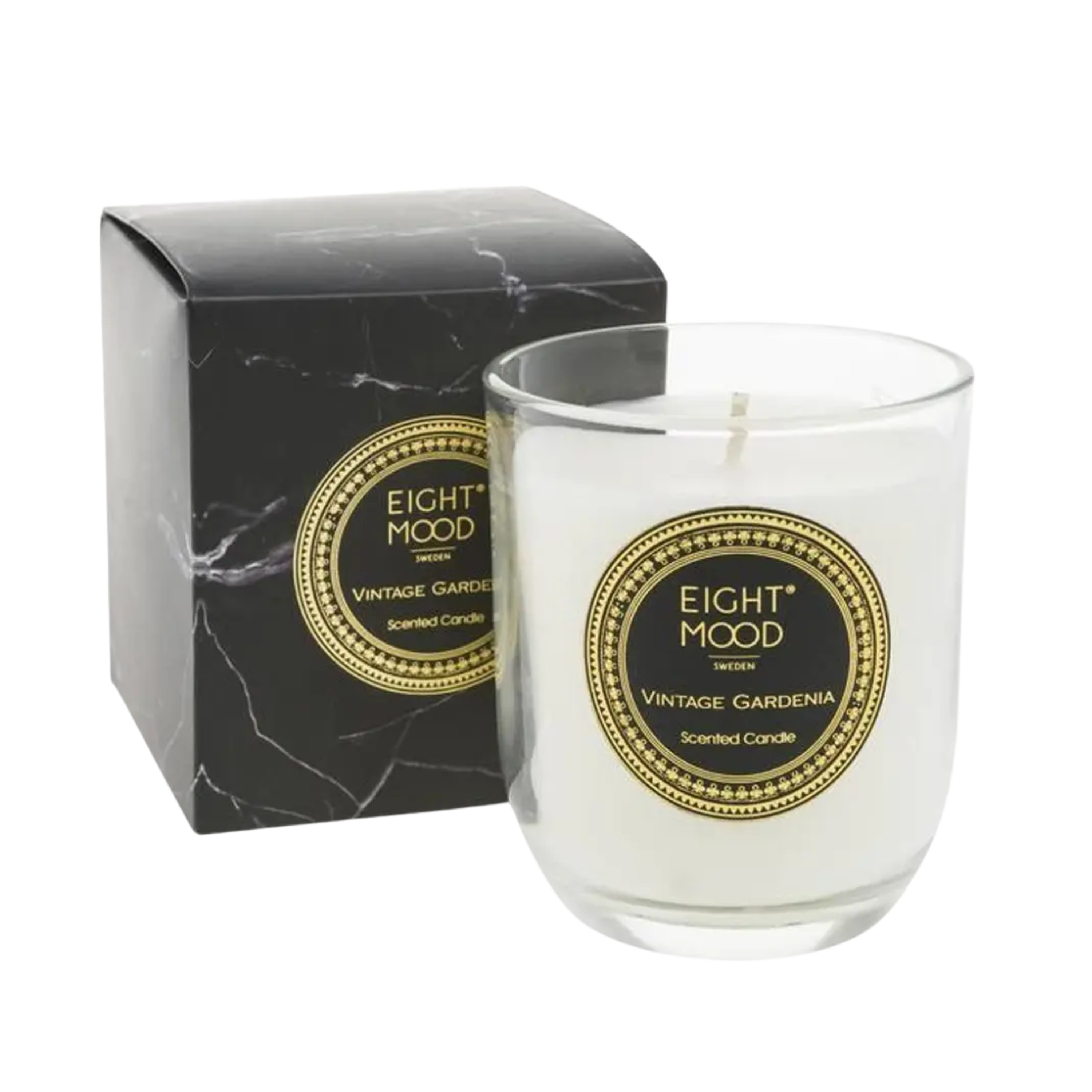 Black Marble Scented Candle