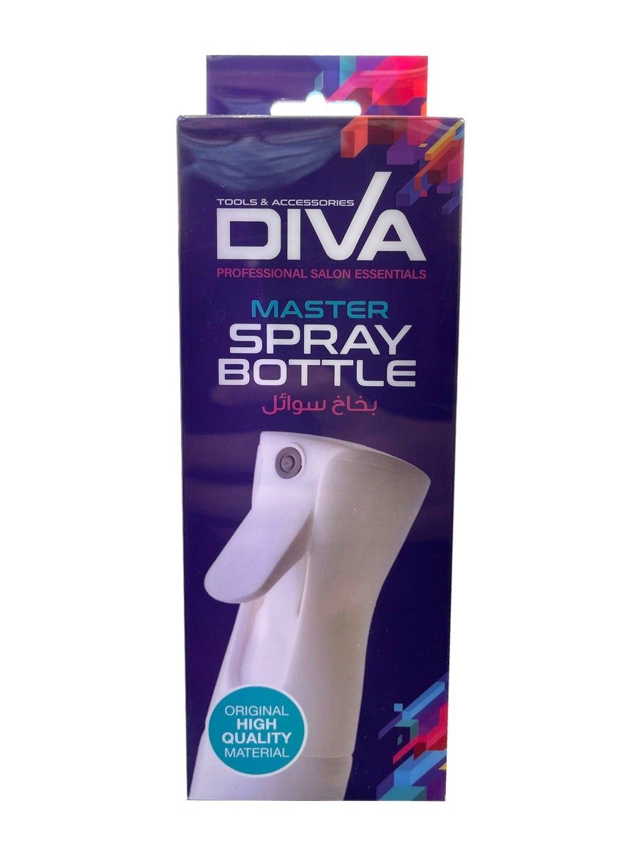 Diva Master Spray Bottle, White, 160ml