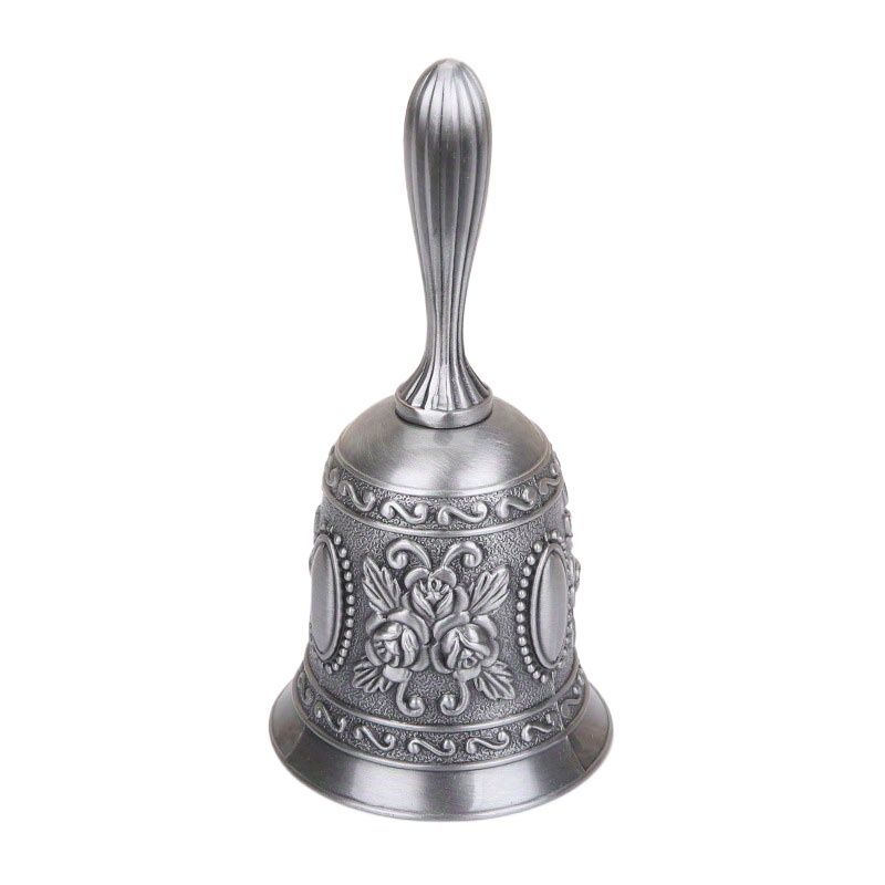 Retro Call Bell Antique Hand Bell Bronze Dinner Bell Resturant Service Bell Brass Jingle Wedding Classroom Church Bell