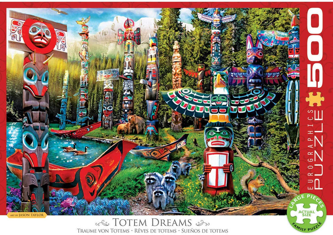Totem Dreams 500 Pieces Puzzle