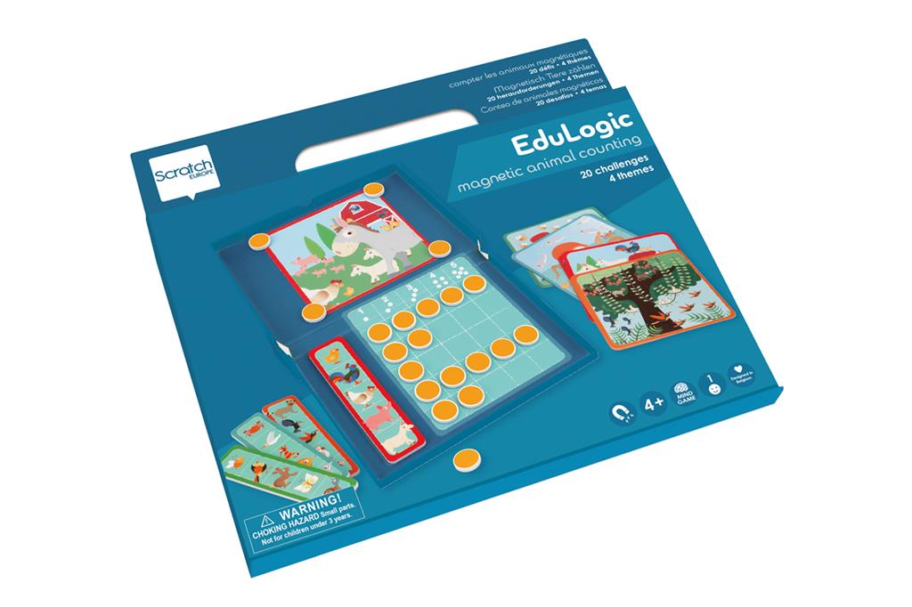 Animal Counting Magnetic, With 20 Challenges And 4 Themes