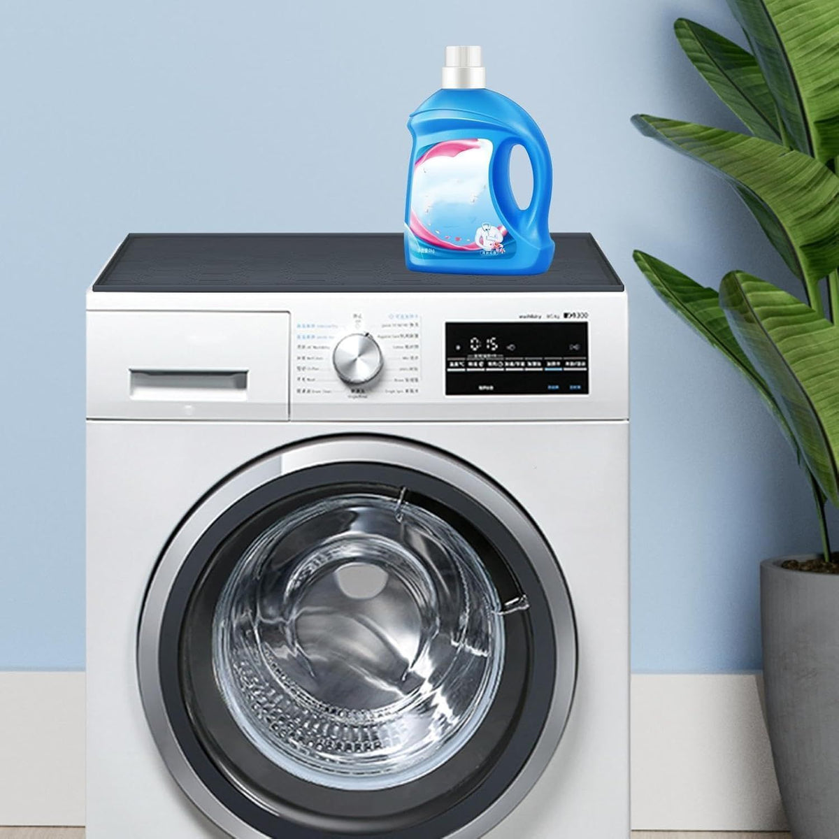 Washer Dryer Top Cover Silicone Waterproof Washing Machine Top Protector