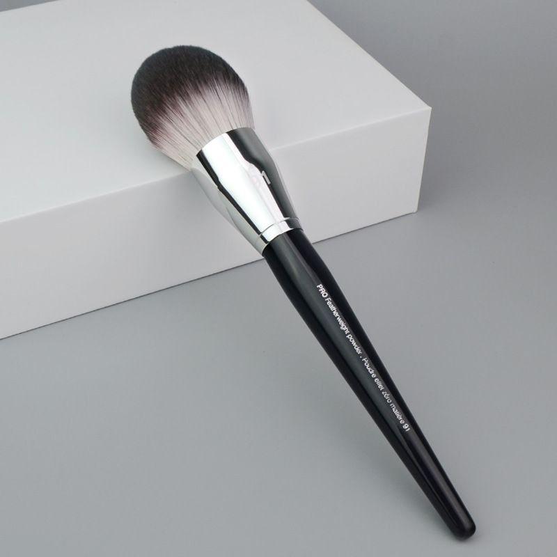 Powder Brush Big Face Blush Loose Powder Soft Fiber Hair Makeup Brush With Lid
