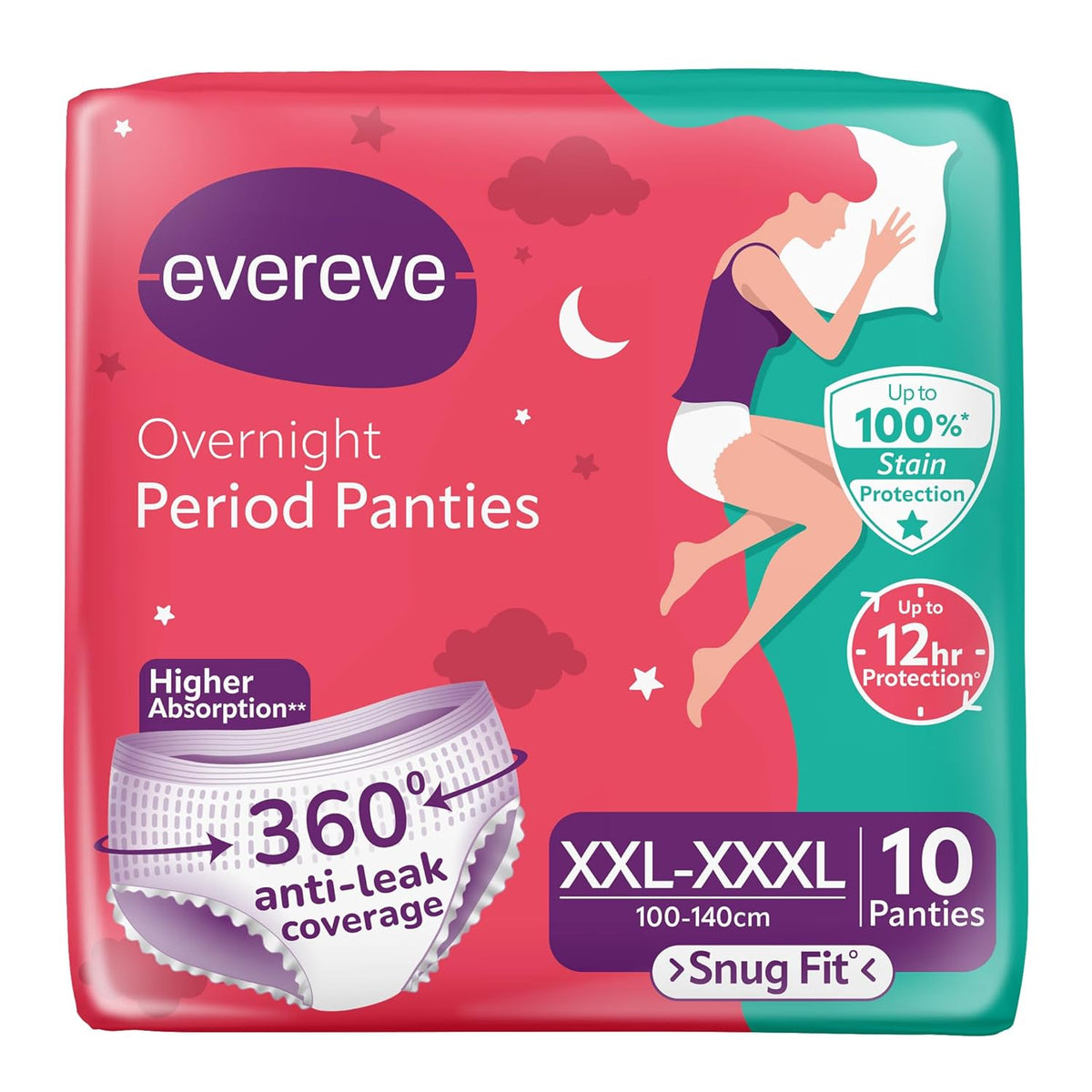 Evereve - Disposable Period Panties Size XXL-XXXL (Pack of 10)