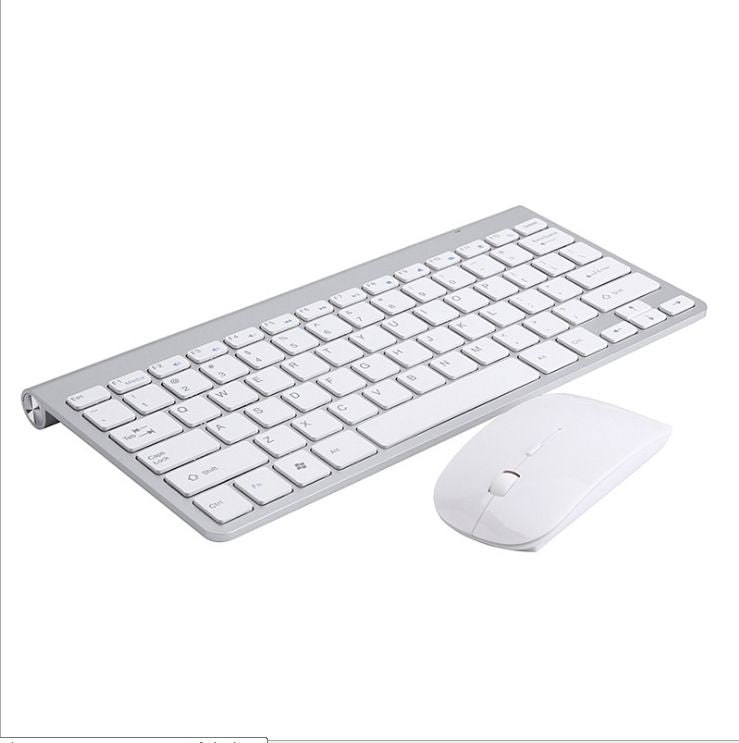 Mini Wireless Keyboard And Mouse Set Mute Key Caps Multimedia Keyboard For PC Lapto