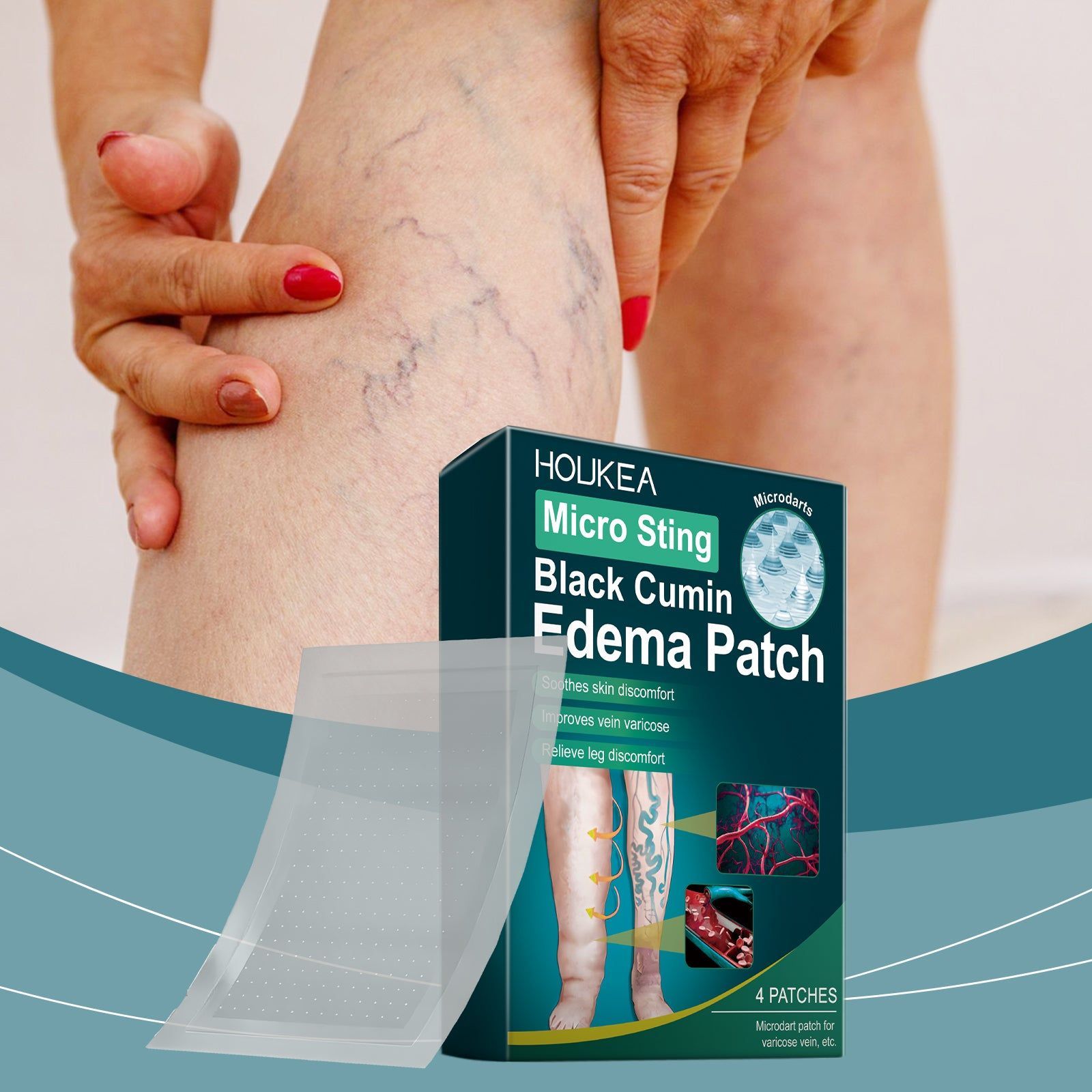 Nursing Tablets for Leg Relief, Pain Relief, Varicose Veins, Leg Comfort ,4pcs