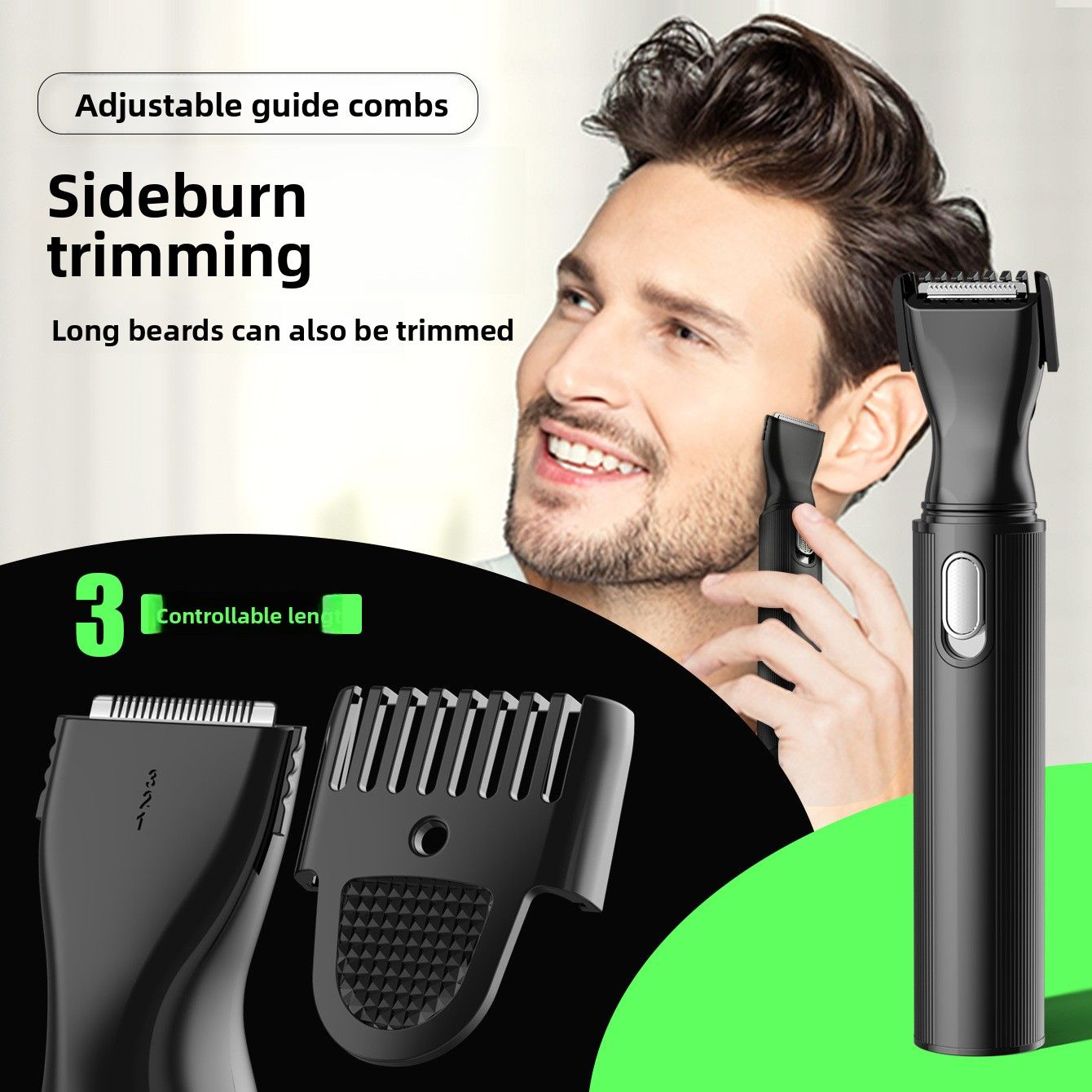4-in-1 USB Nose Hair Trimmer Kit