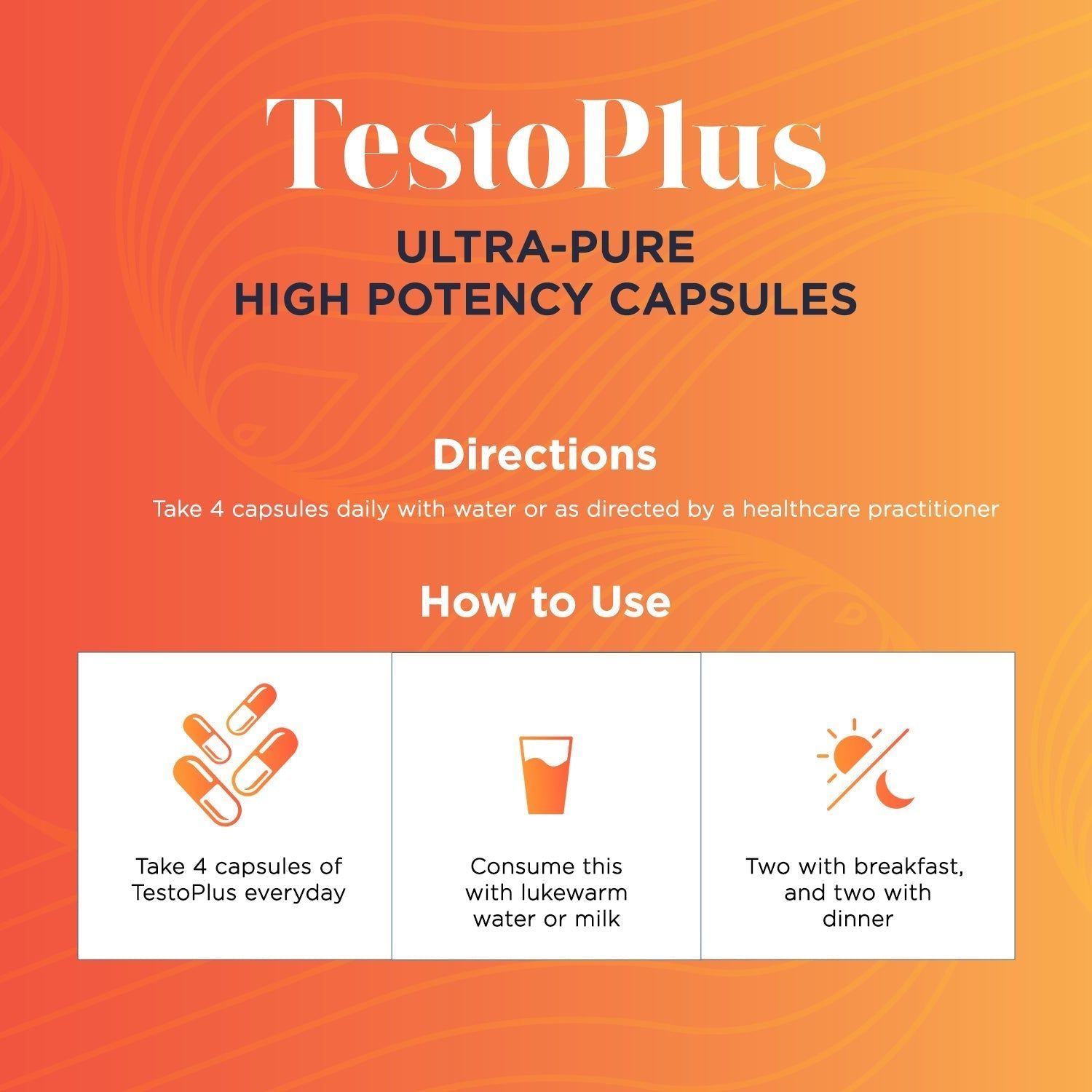 Valeo TestoPlus 120 Capsules, Buy 2 Get 1 Free